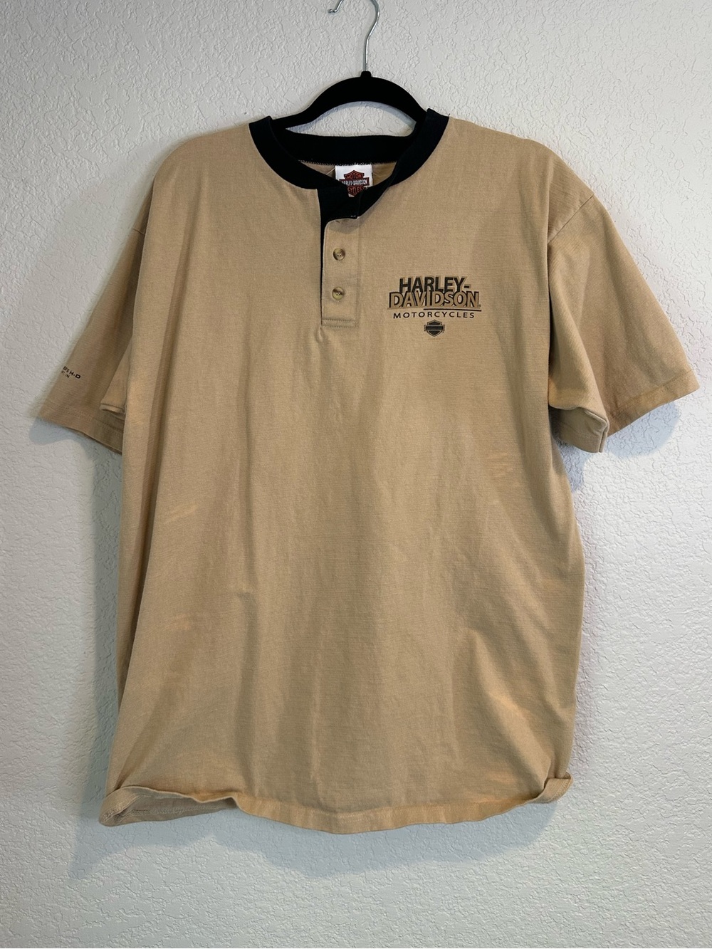Y2K Harley-Davidson Henley Tee